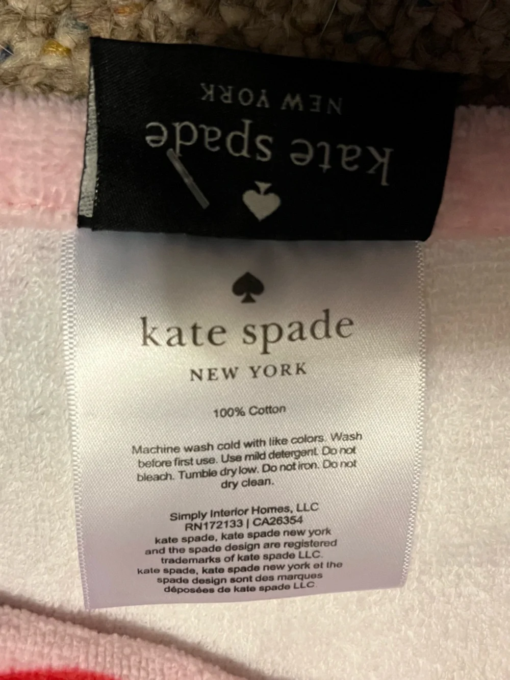 🆕 Kate Spade Oversized Strawberry Beach Towel